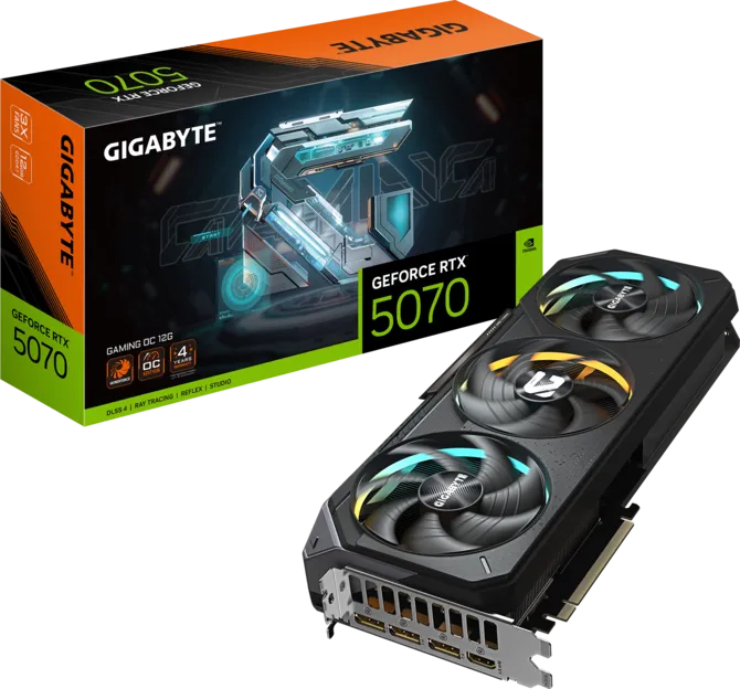 GIGABYTE GeForce RTX 5070 GAMING OC 12G