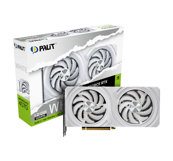 Palit GeForce RTX 4070 White 12GB (SKU NE64070019K9-1048L)