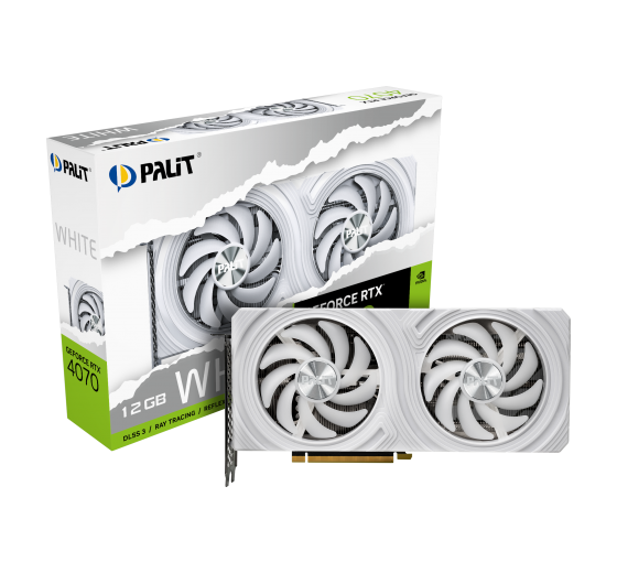 Palit GeForce RTX 4070 White 12GB (SKU NED4070019K9-1047L)