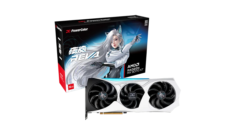PowerColor Hellhound AMD Radeon RX 9070 XT 16GB GDDR6 Reva Edition