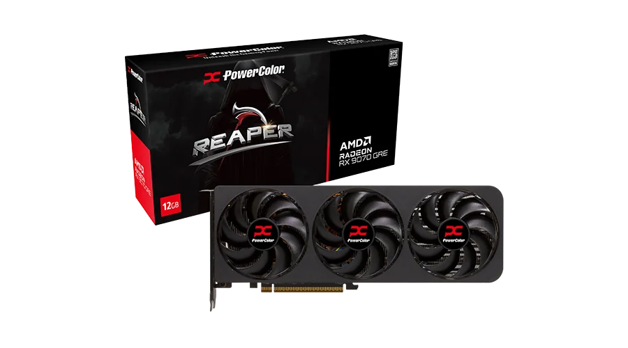 PowerColor Reaper AMD Radeon RX 9070 GRE 12GB GDDR6