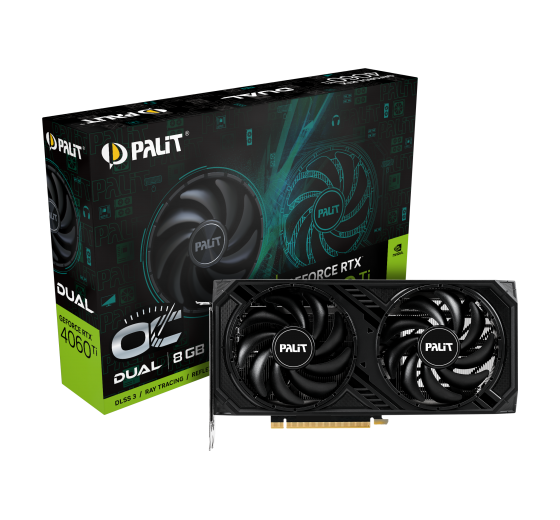 Palit GeForce RTX 4060 Ti Dual OC 8GB