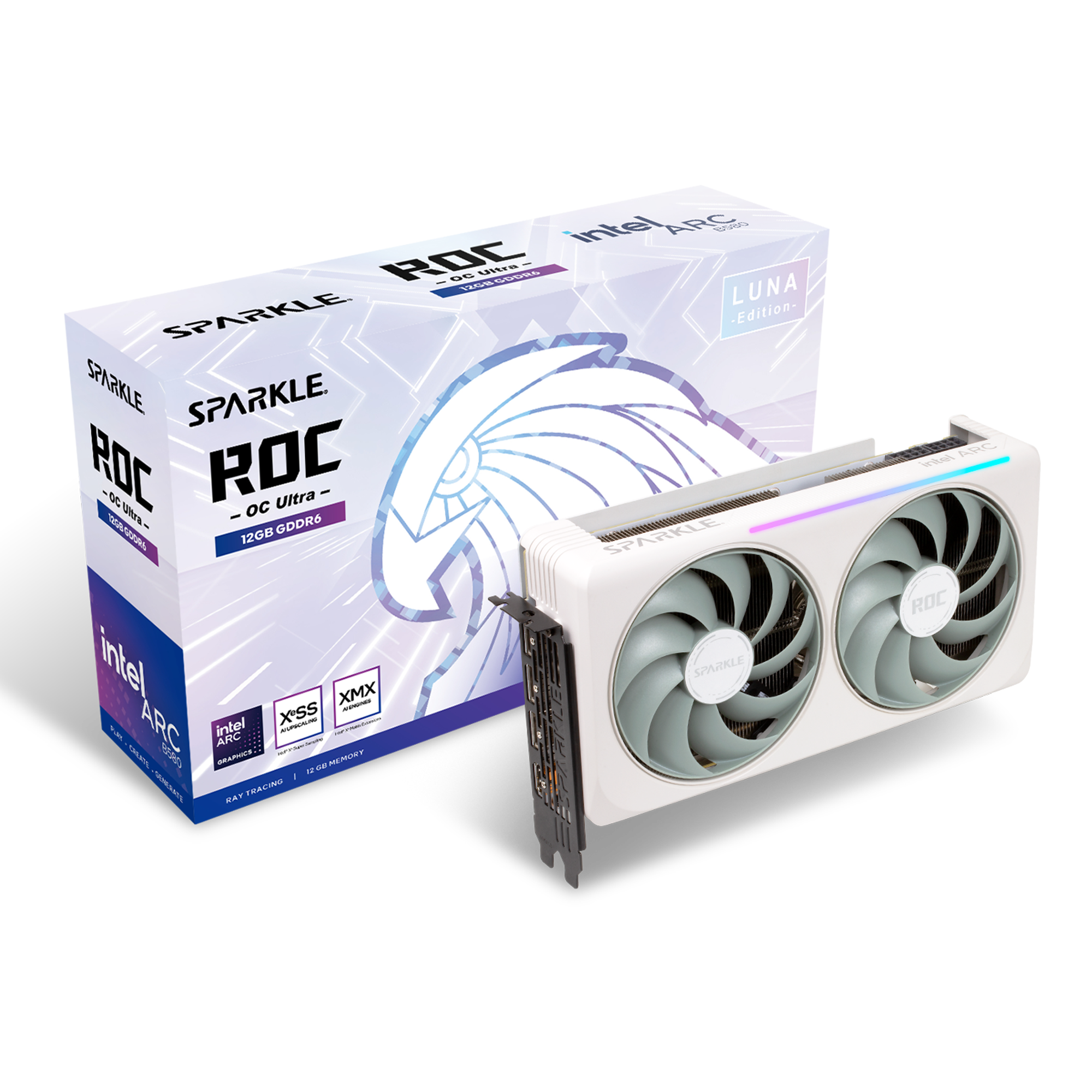 SPARKLE Intel Arc B580 ROC Luna OC Ultra 12GB